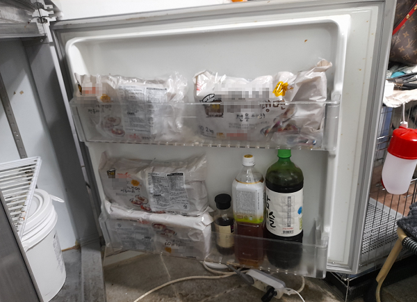 냉동제품을 냉장보관해 적발된 업체. [경기도 특별사법경찰단 제공]